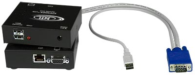USB-Tastatur, USB Maus und VGA-Monitor bis 300 Fuß verlängern.
