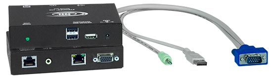 Bis zu 305 meter mehr Reichweite für USB-Tastatur, USB-Maus und  VGA-Monitor