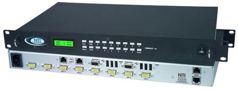 UNIMUX-nXm-UHD High Density VGA USB KVM Matrix Switch